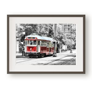 Memphis Wall Art, Trolley Photograph, Memphis Gift, Memphis Print