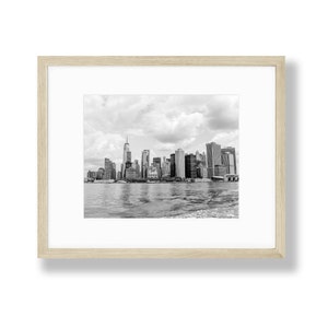 New York City, Lower Manhattan Skyline, New York Skyline, New York Print, Staten Island Ferry