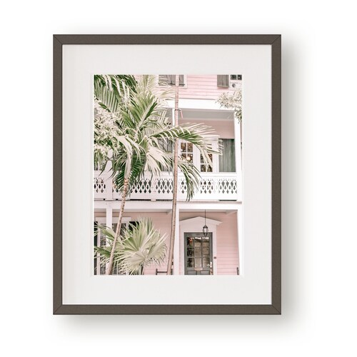 Key West Map Print Key West Map Florida Map Art Key West Etsy