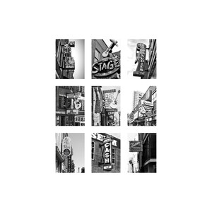 Nashville Print Set, Nashville Photography, Country Music Décor, Nashville Signs, Set of 9 Portrait Prints