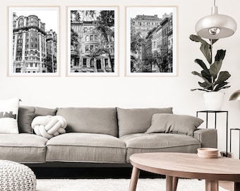 Manhattan Print Set: Upper West Side Photography, NYC Wall Art