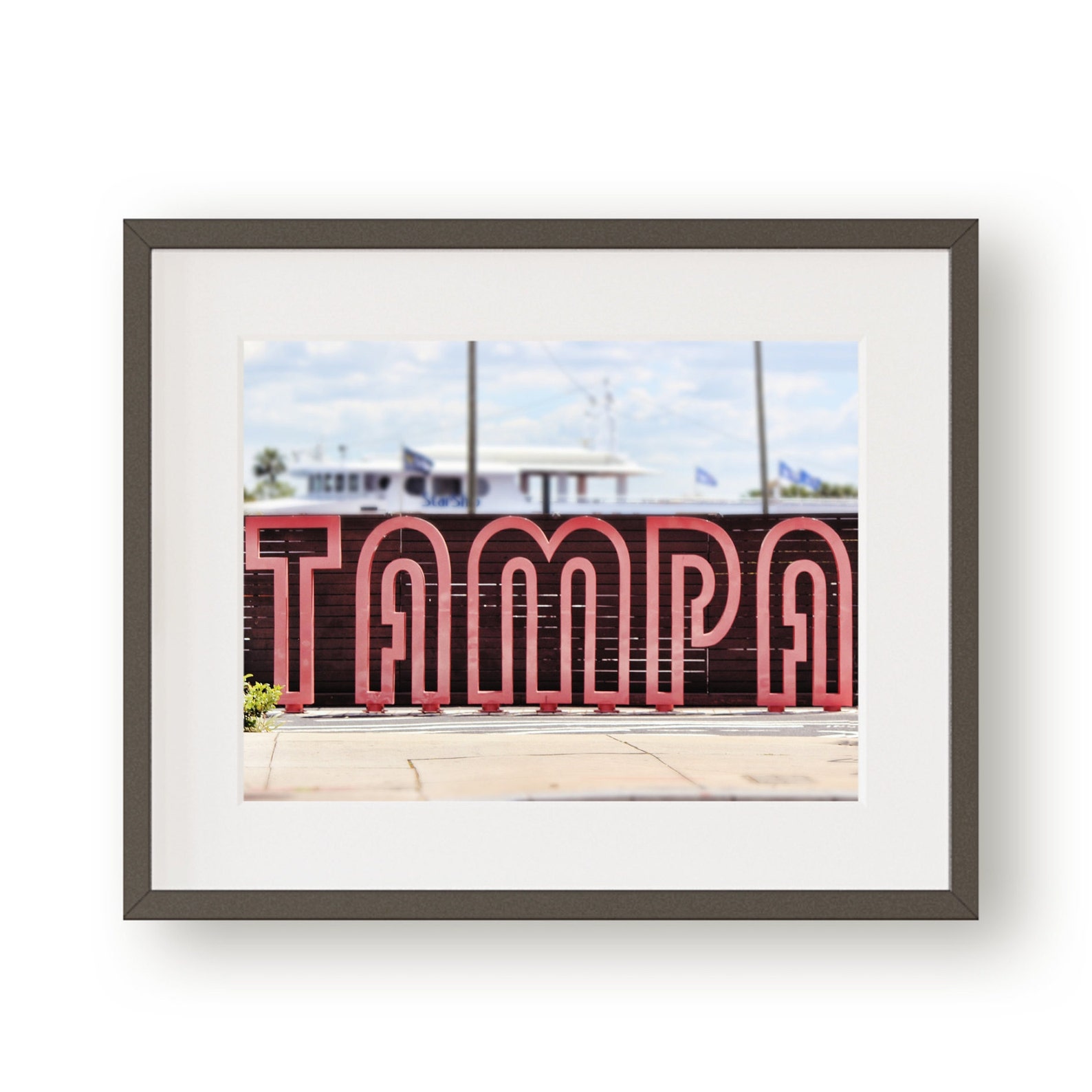 Tampa Photography Tampa Sign Photo Tampa Bay Florida Etsy