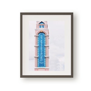 St. Petersburg Florida Photography, St. Petersburg Sign, St. Pete Florida, Florida Photography, Beach House Décor