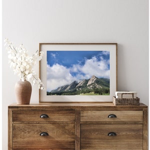 The Flatirons, Boulder Colorado Print, Chautauqua Park, Colorado Photography