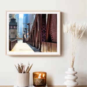 Chicago Wall Art, Chicago River, LaSalle Street Bridge, Chicago Photography, Chicago Art, Chicago Print