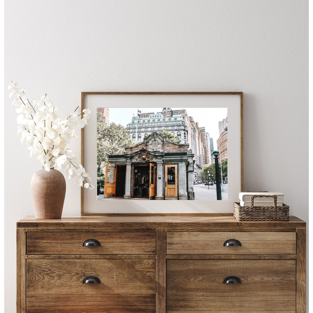 Lower Manhattan Subway Photo Print: New York City Wall Art - Etsy