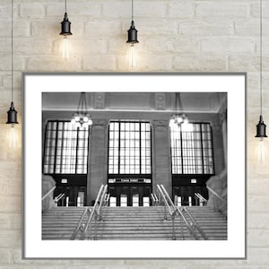 Chicago Wall Art, Chicago Union Station, Chicago Art