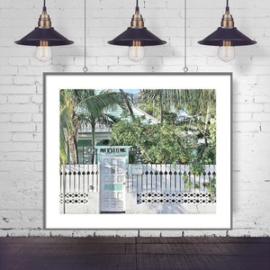 Key West Art, Key West House, Key West Print, Key West Décor