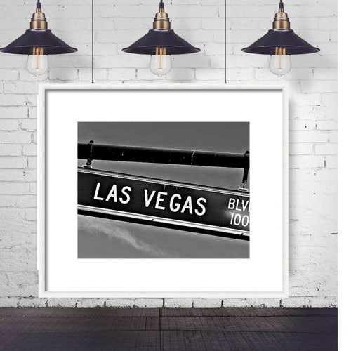 Las Vegas Print Las Vegas Wall Art to Fabulous Las Etsy
