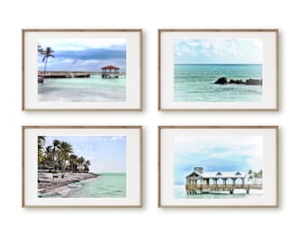 Key West, Key West Art, Key West Décor, Key West Prints, Set of Four Prints