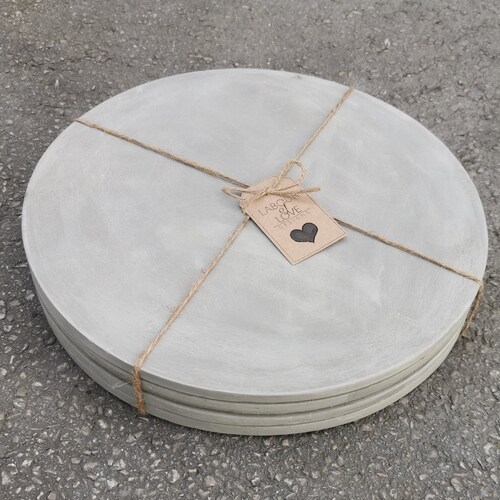 Set of Rectangle Concrete Placemats. Tableware. Dinnerware Etsy UK