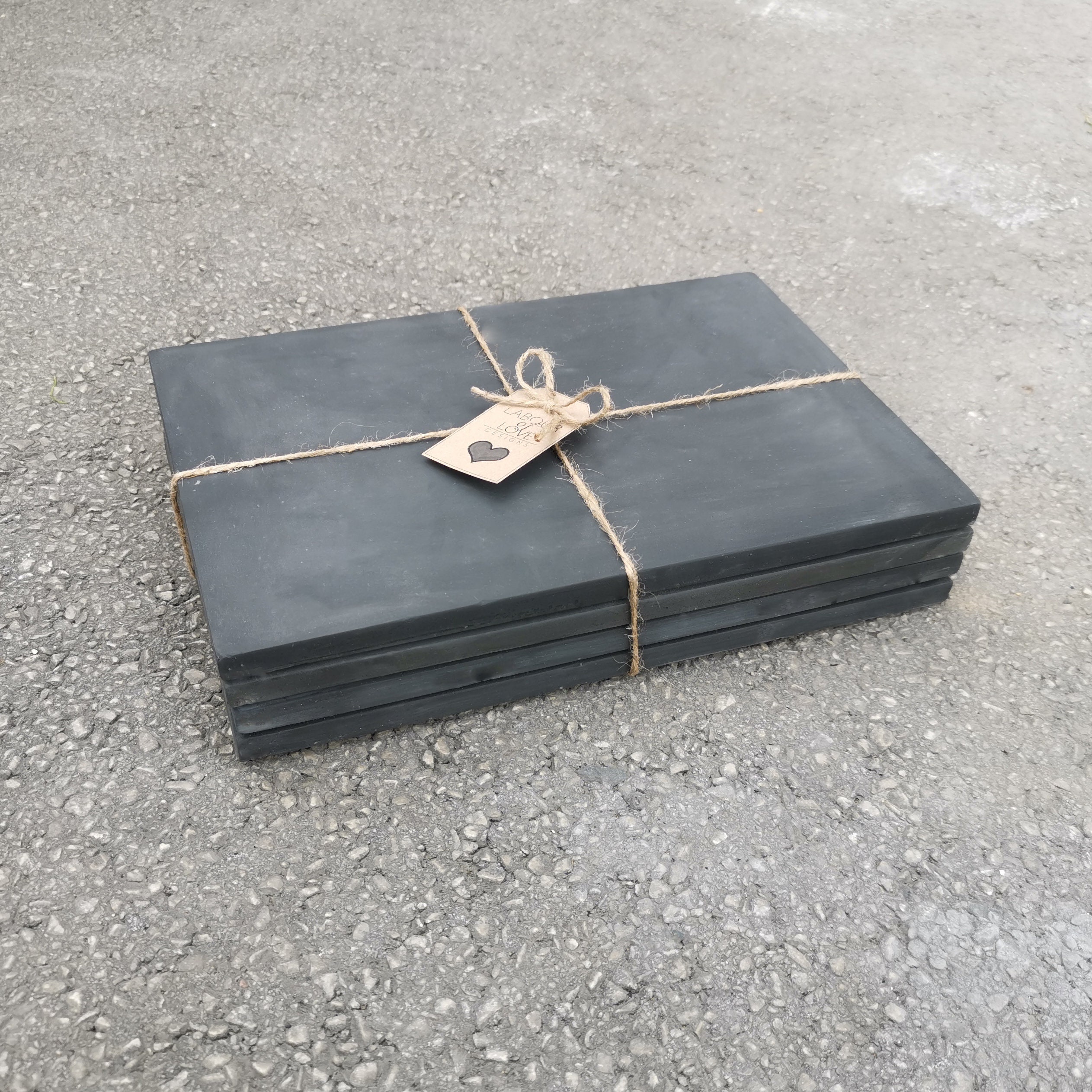 Set of Rectangle Concrete Placemats. Tableware. Dinnerware Etsy UK