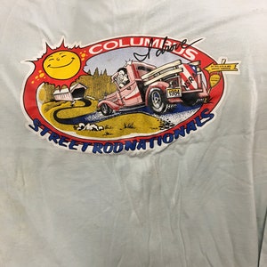 Vintage 1984 NSRA Nationals Columbus, Ohio Car Show T-shirt.  “I Drove!”