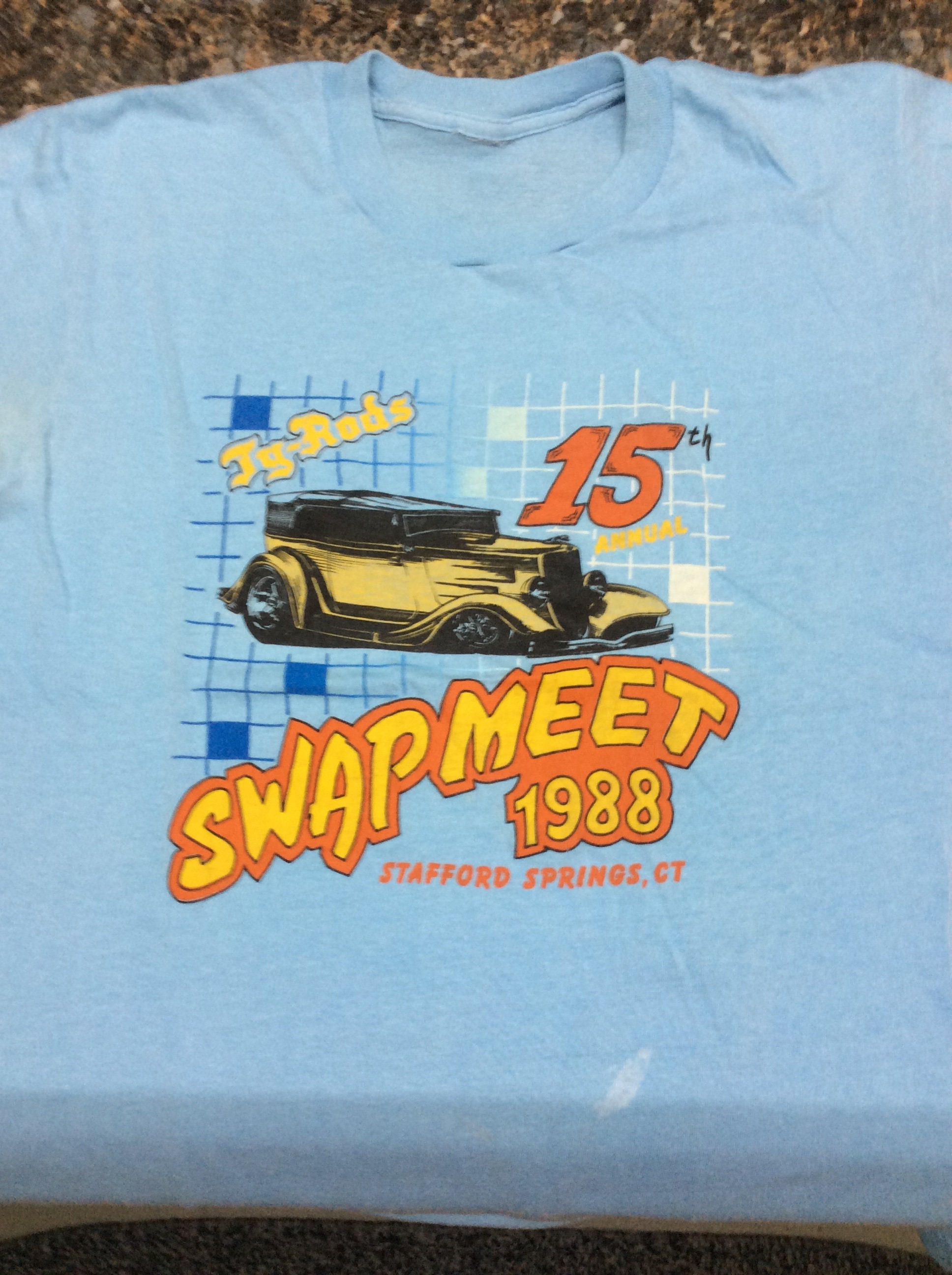 Vintage TyRods Car Club Swap Meet Tshirt. Stanford Springs Etsy Italia