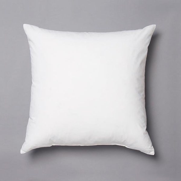 20x20 Faux Down Pillow Insert for 18x18 Covers