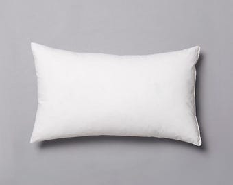 14x22 Faux Down Pillow Insert for 12x20 Covers