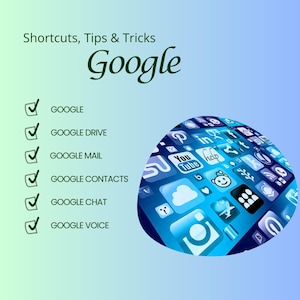 Google e Google Drive, Mail, Contatos, Chat e Atalhos de Voz Dicas e Truques PDF Downloads Digitais