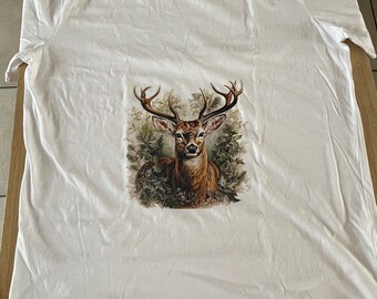 tee-shirt taille Xl cerf