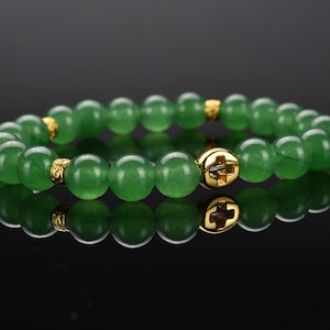 Aventurine Orthodox Brojanica Chotki Komboskini Prayer rope Bracelet - Natural Semiprecious gemstone   -Perfect for Prayer & Anxiety Relief