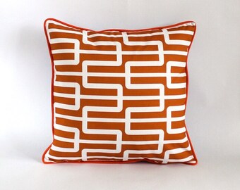 Navy orange pillow | Etsy Navy orange pillow | Etsy
