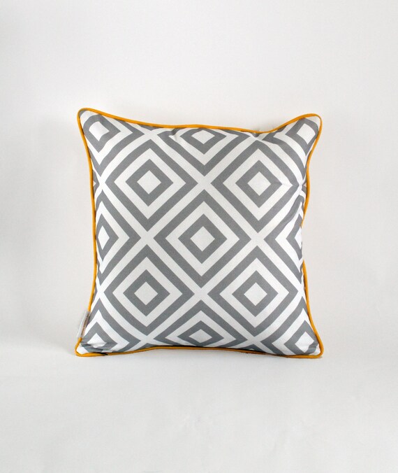 Mustard clearance geometric cushions