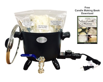 Wax Melter For Candle Making, Our Wax Melter Will Make This Easy, Simple To Use, This Wax Melter Will Melt All Waxes