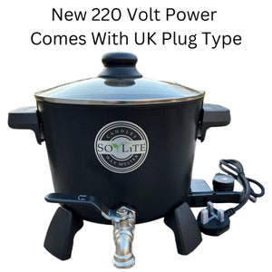 New From Soy Lite, 220 Volt Wax Melter For Candle Making, Comes With UK Style Plug