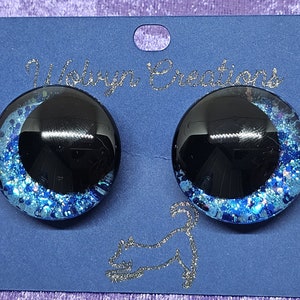 blue glitter