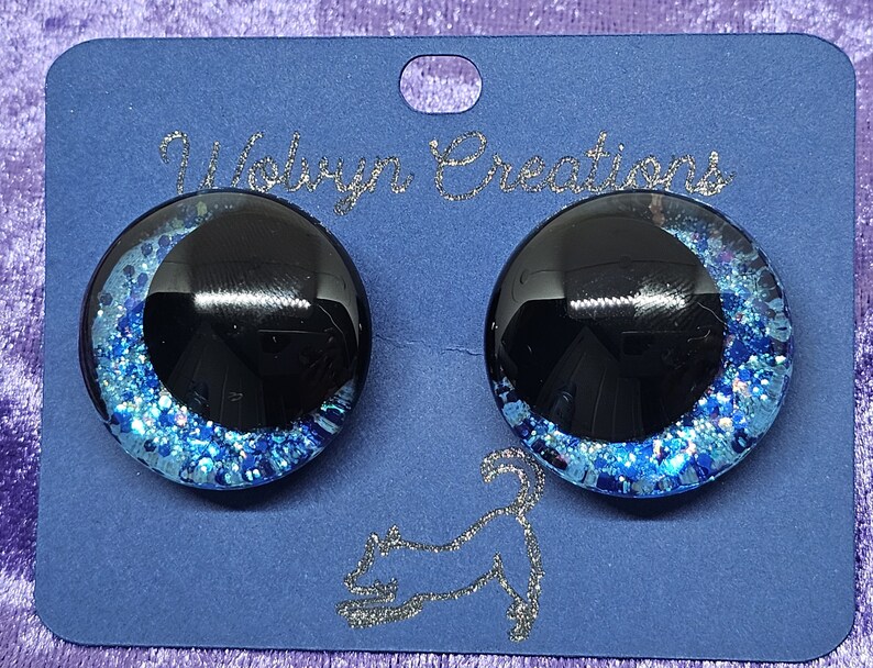 blue glitter