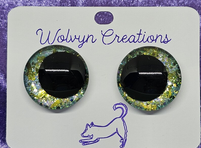 gold and green glitter