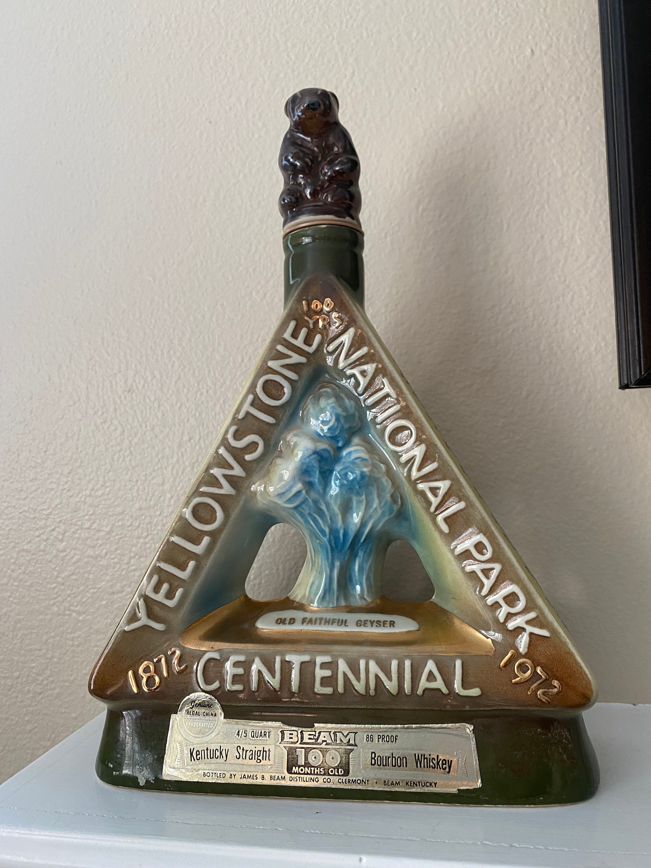 Yellowstone Centennial jim beam bottle Etsy