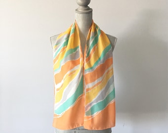 Écharpe à motifs vintage des années 80