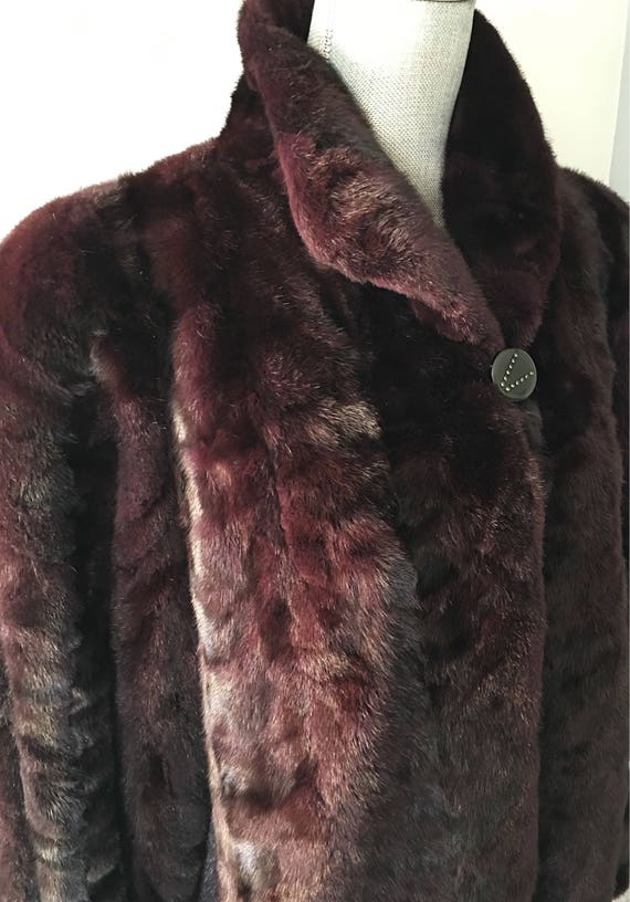 Vintage 70s Safuron Mink Fur Coat - image 3