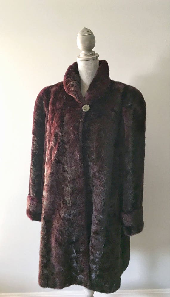 Vintage 70s Safuron Mink Fur Coat - image 2