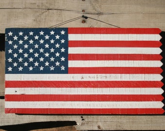 Pallet Wood American Flag