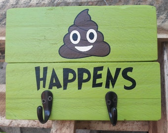 Poop Happens pooper scoop holder