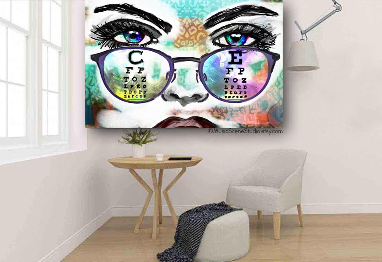 Optometrist Gift Optometry Office Wall Art Prints Eye Canvas | Etsy