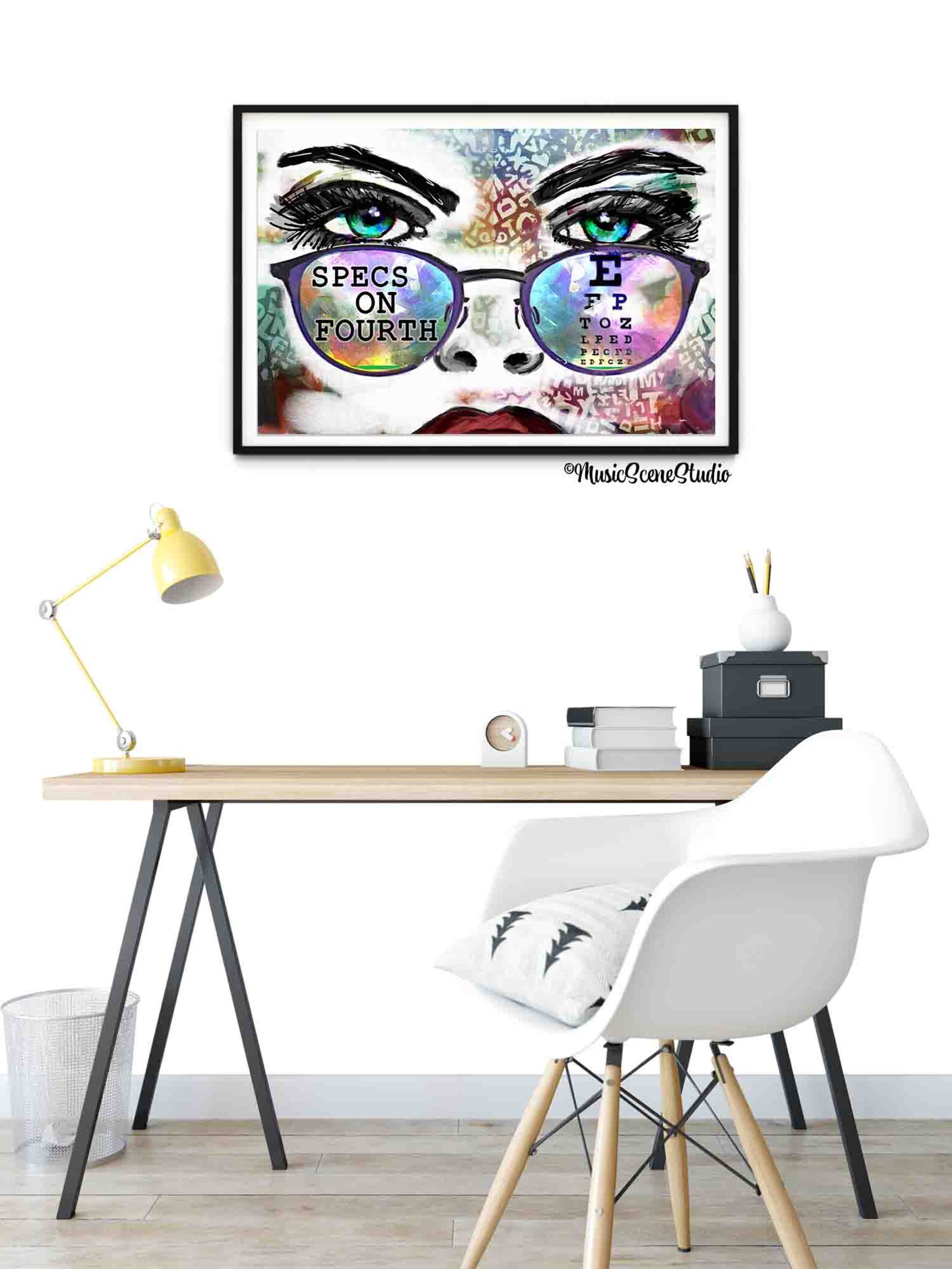 Custom Optometrist Wall Art Optician Office Gift Optometry | Etsy