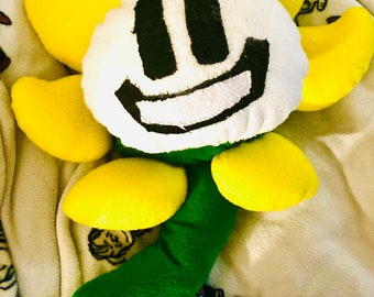 ¡Tu mejor amigo! (Peluche Flowey con caras reversibles)