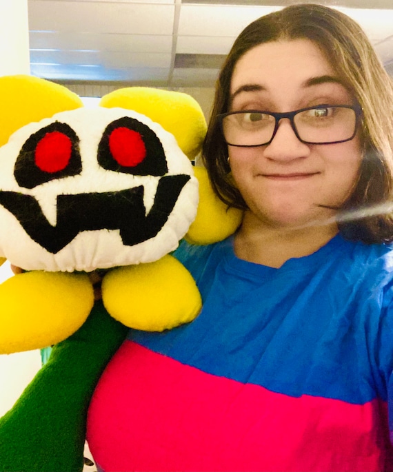 Your Best Friend flowey Plush With Reversible Faces 