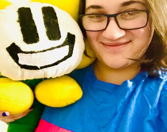 Your Best Friend flowey Plush With Reversible Faces 