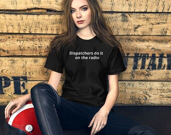Dispatcher gift, 9-1-1 dispatcher teeshirt, Latina owned business, great gift idea, dispatchers do it, gold  line gift