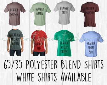 sublimation on 65 polyester