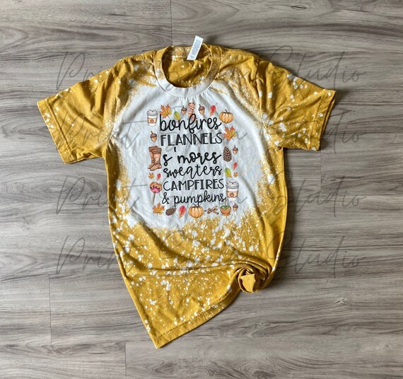 etsy bleached shirt