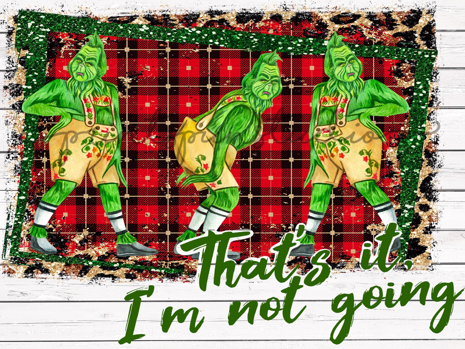 Funny Christmas Iron On Transfers 