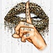Shut the F*ck Up Leopard Lips Heat Transfers , Lips Sublimation Transfer , T-Shirt Transfer ,  Ready to Press , Leopard  Sublimation 