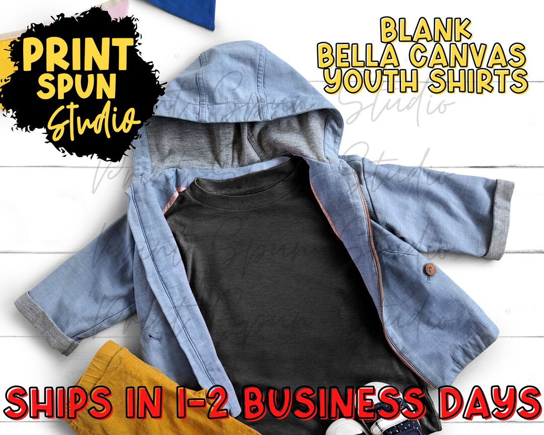 Bella Canvas 3001Y Shirts Plain Blank Kid Shirts Bella Canvas Blank T ...
