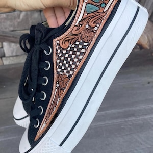 Tooled Leather Converse