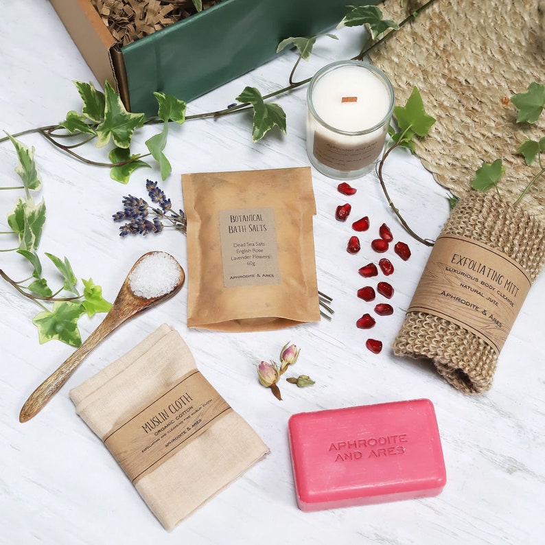 Pampering Vegan and Eco friendly Bath Gift set for her Etsy