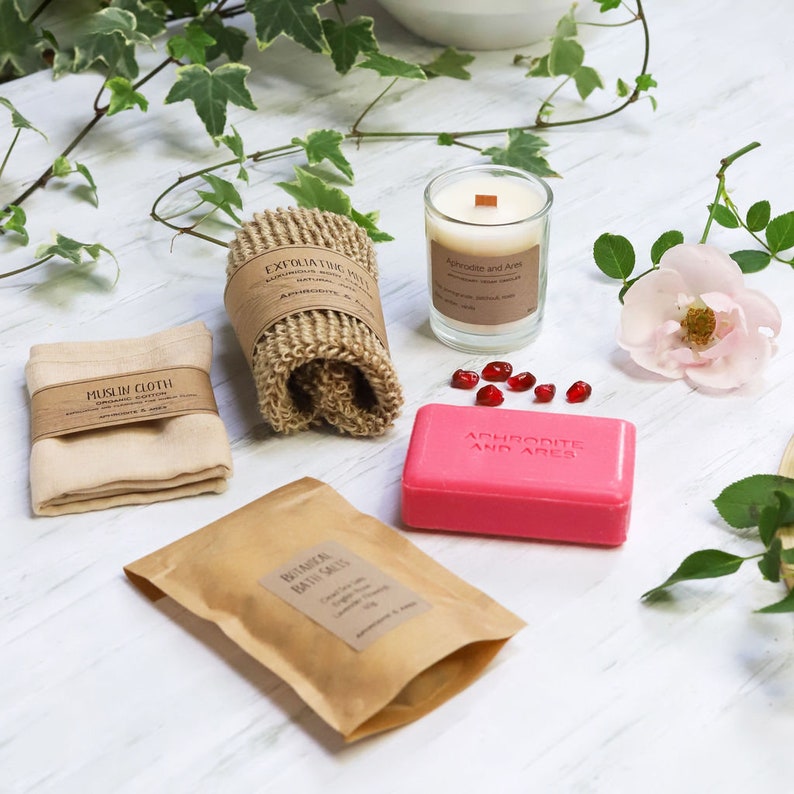 Pampering Vegan and Eco friendly Bath Gift set for her Etsy